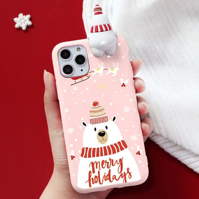 3D Merry Christmas Phone Case